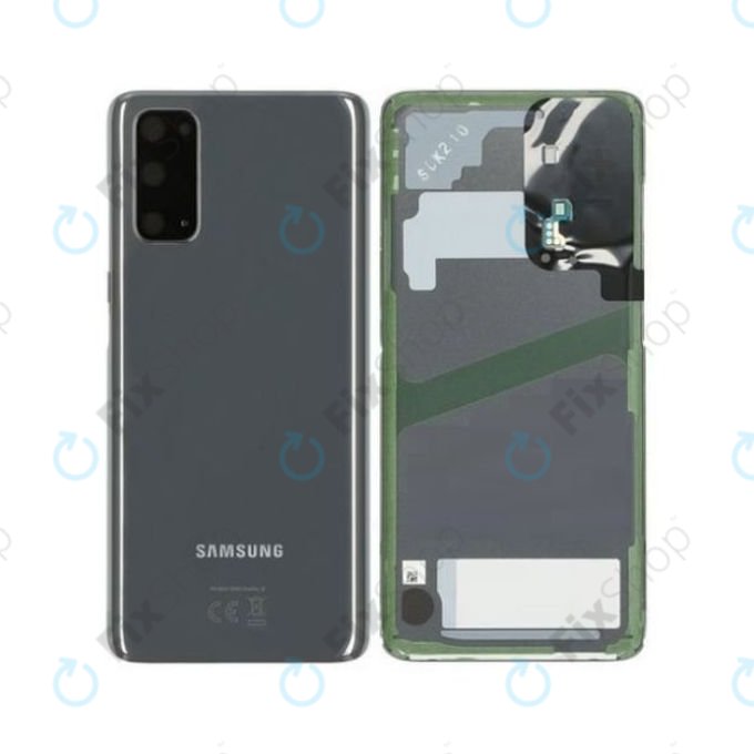 Tylna pokrywa baterii do Samsung S20 G980F, GH82-22068A, GH82-21576A, Cosmic Grey, Genuine Service Pack