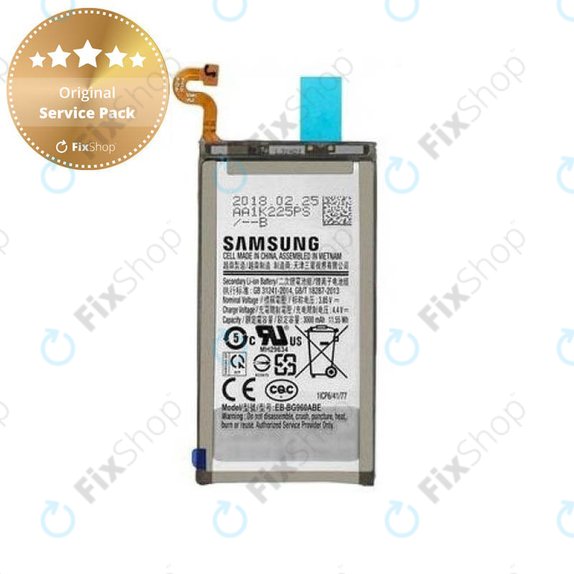 Bateria do Samsung S9 G960F, EB-BG960ABE 3000mAh, GH82-15963A, GH82-16021A, Genuine Service Pack