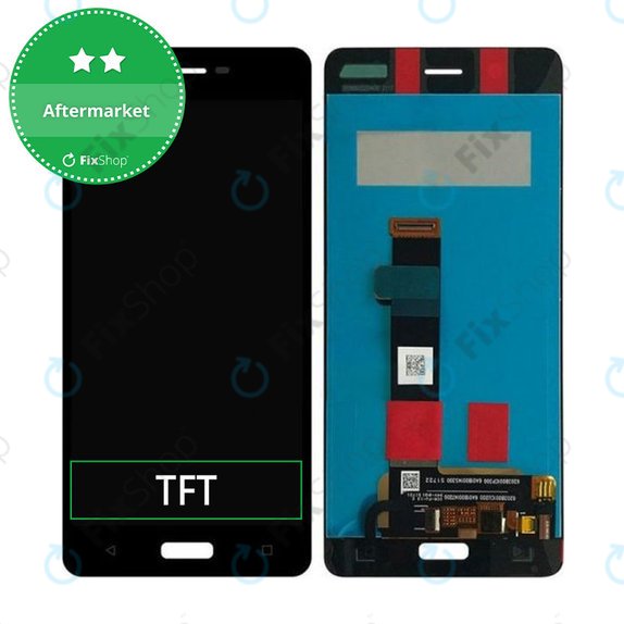 Wyświetlacz do Nokia 5, Ekran dotykowy bez ramki, TFT