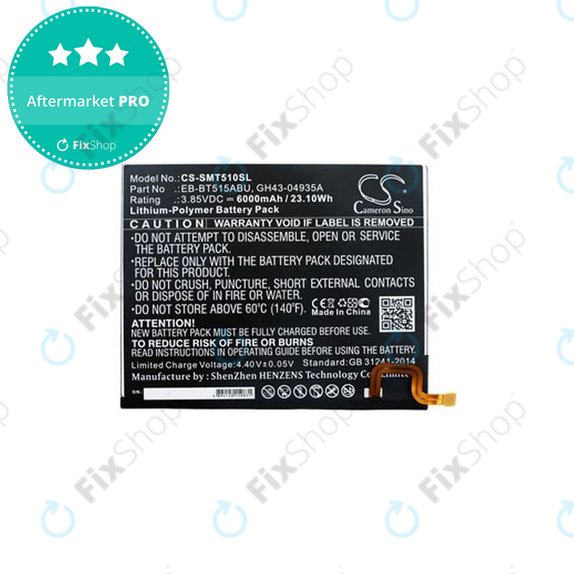 Bateria do Samsung Tab A 10.1" 2019, EB-BT515ABU, 6000mAh, HQ