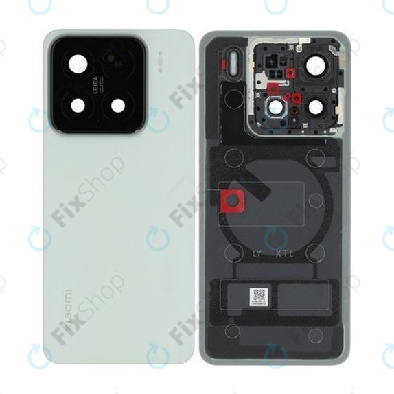 Tylna pokrywa baterii do Xiaomi 15 5G, 560069000O300, Zielony, Green, Genuine Service Pack