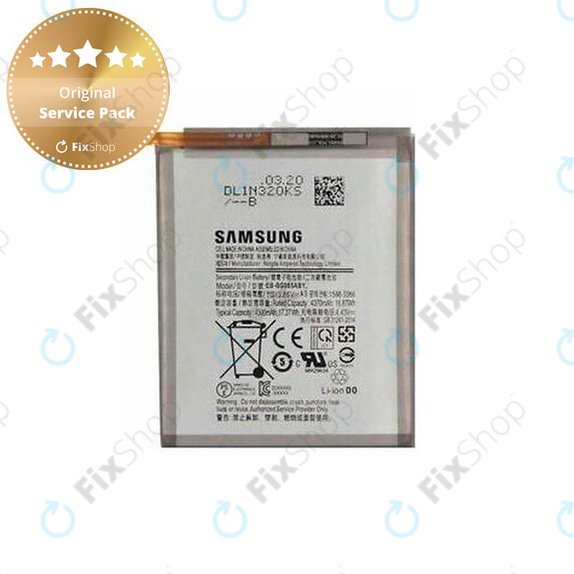 Bateria do Samsung A23, A23 5G, M33 5G, M52 5G, M53 5G, EB-BM526ABY, 5000mAh, GH82-27092A, Genuine Service Pack