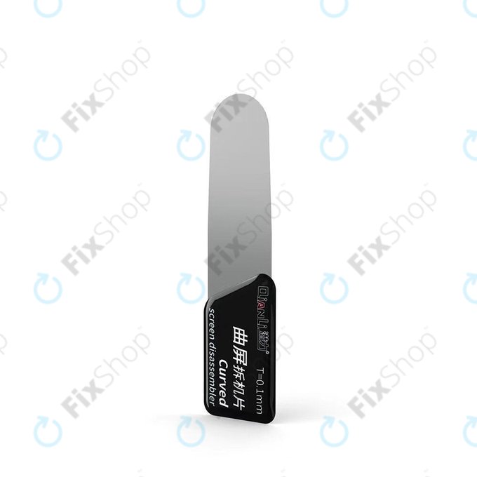 Metalowe narzędzie do otwierania typu łom, Ultracienki, 0,1mm, QianLi ToolPlus