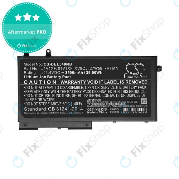 Bateria do Dell Latitude 5400, Inspiron 7591 2-in-1, 3500mAh, Li-Ion, 11.4V, XV8CJ, HQ