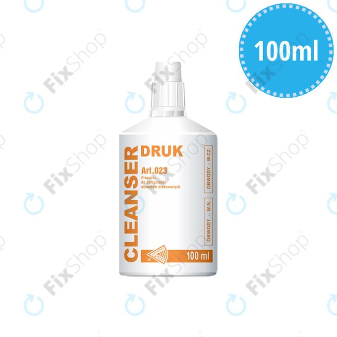 Środek czyszczący do płytek PCB, 100ml, Cleanser DRUK