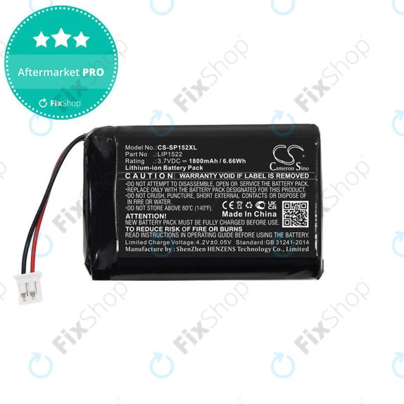 Bateria do Sony Dualshock 4 Wireless Controller, 1800mAh, Li-Ion, 3.7V, LIP1522, HQ