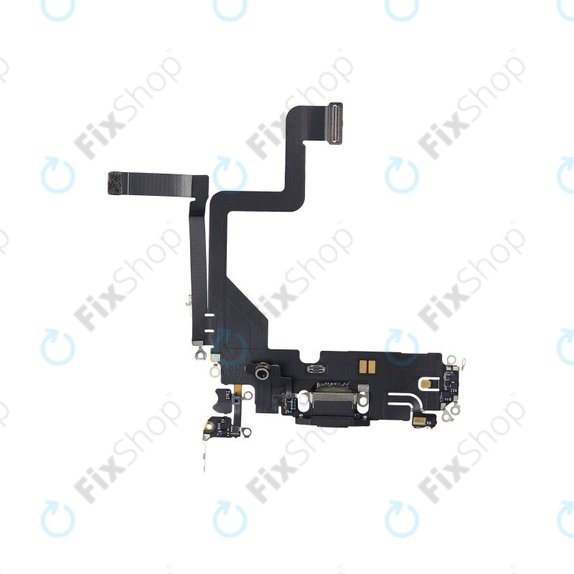Złącze ładowania z taśmą flex do iPhone 14 Pro, Space Black