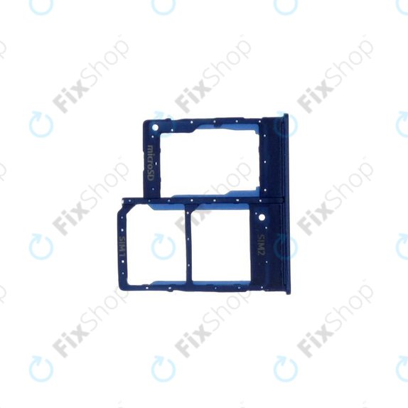 Tacka SIM do Samsung A20e A202F, GH98-44377C, niebieski, blue, Genuine Service Pack