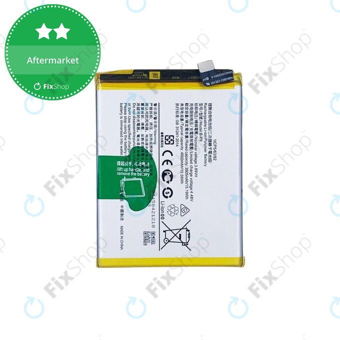 Bateria do Vivo V21 5G V2050, B-P9, 4000mAh