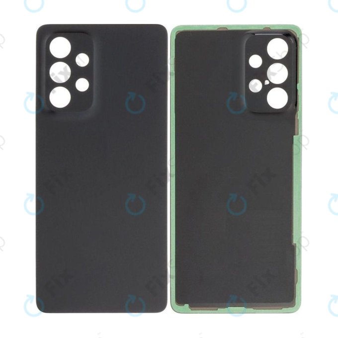 Tylna pokrywa baterii do Samsung A53 A536B, Czarny, Black