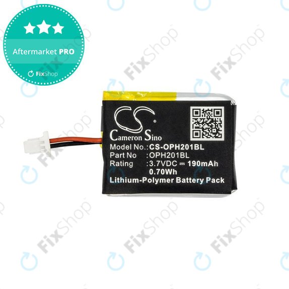 Bateria do Opticon OPN-2000, 190mAh, Li-Pol, 3.7V, OPH201BL, HQ