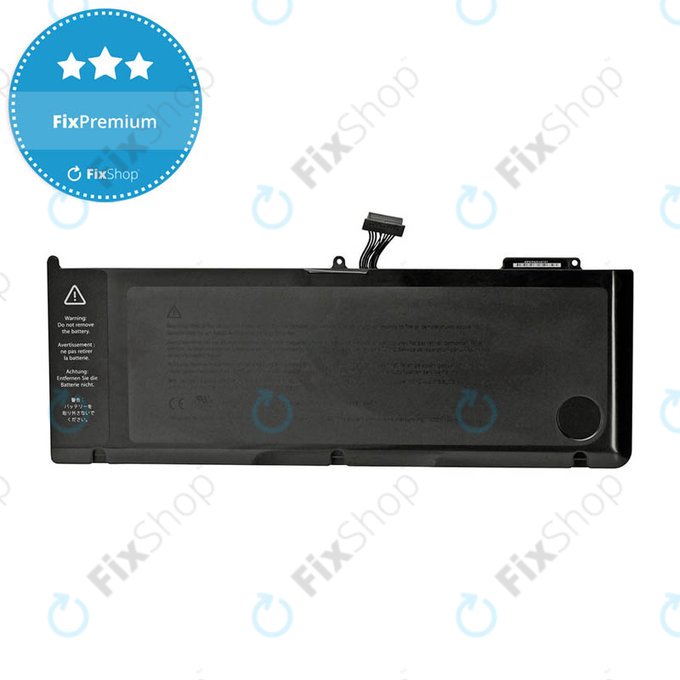 Bateria do MacBook Pro 15" A1286 (Early 2011 - Mid 2012), A1382, 8000mAh, FixPremium