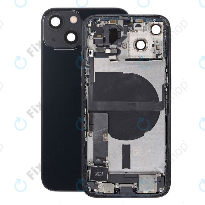 Tylna obudowa z malymi czesciami do iPhone 13, Midnight