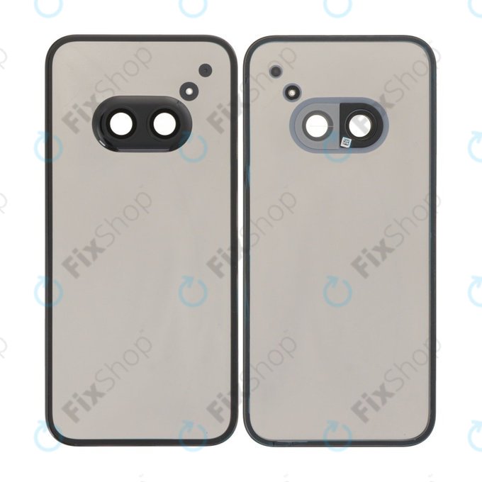 Tylna pokrywa baterii z kompletnym montażem do Nothing Phone (2a), Czarny, Black