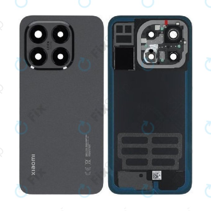 Pokrywa baterii dla Xiaomi 15T 5G, Black, 5600090O12A00, Genuine Service Pack