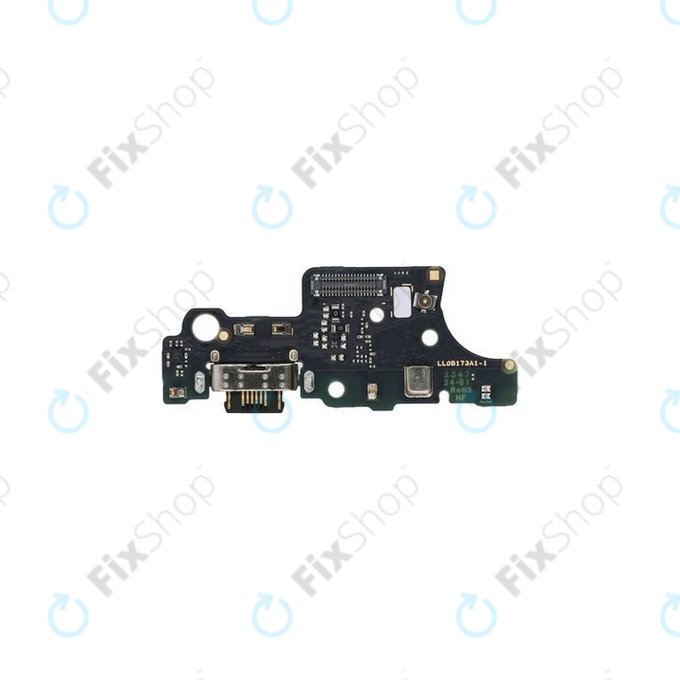 Złącze ładowania na płytce PCB do Motorola Moto G04, 5P68C23901, Genuine Service Pack
