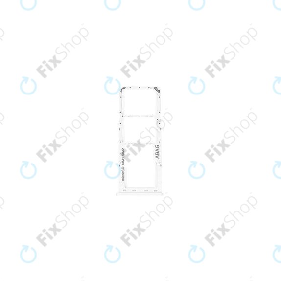 Tacka SIM z SD do Samsung A21s A217F, GH98-45392B, Bialy, White, Genuine Service Pack