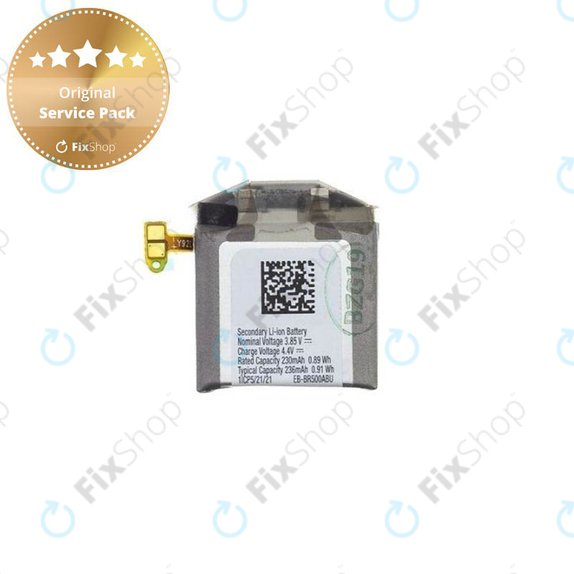 Bateria do Samsung Galaxy Watch 42mm R810, GH43-04857A, EB-BR810ABU, 270mAh, Genuine Service Pack