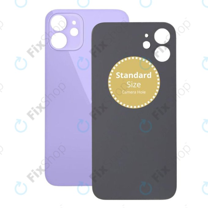 Tylne szklo pokrywy do iPhone 12, Fioletowy, Purple