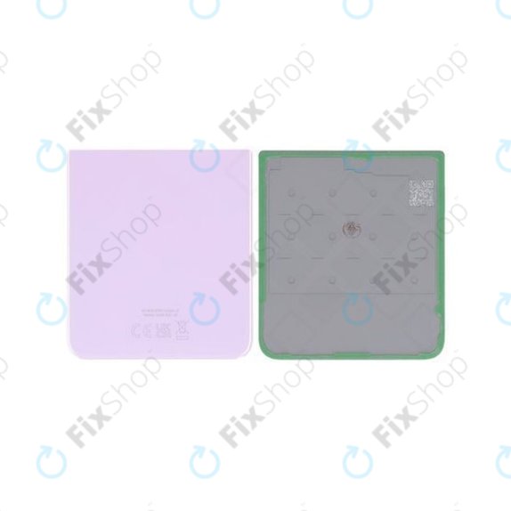 Tylna pokrywa baterii do Samsung Z Flip 3 F711B, GH82-26293D, Lawendowy, Lavender, Genuine Service Pack