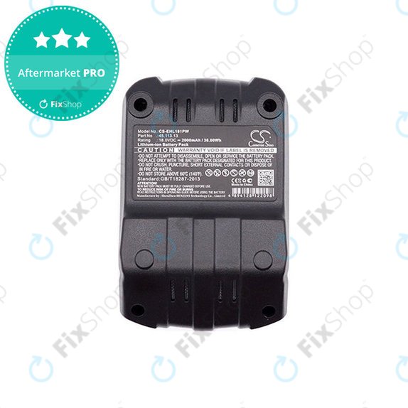 Bateria do Einhell RT-CD 18/1 Li, 2000mAh, Li-Ion, 18V, 45.113.13, HQ