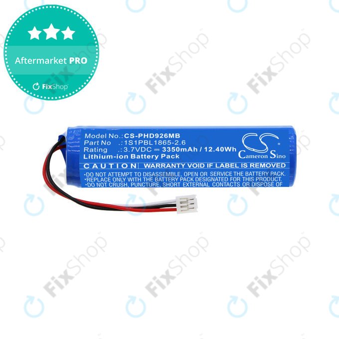 Bateria do Philips Avent SCD923P, SCD923/26, Avent SCD923, 3350mAh, Li-ion, 3.7V, 1S1PBL1865-2.6, HQ