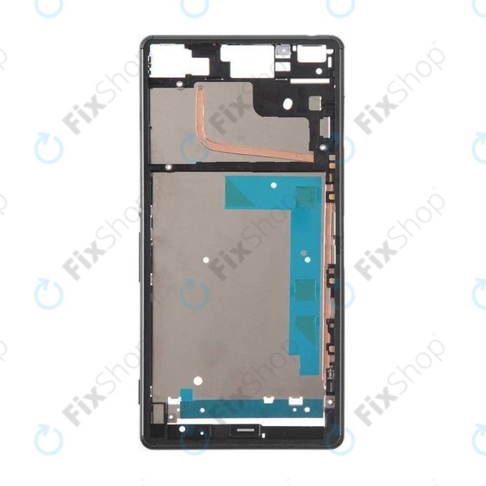 Ramka srodkowa do Sony Xperia Z3 D6603, Czarny, Black
