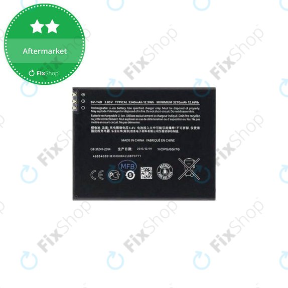 Bateria do Microsoft Lumia 950 XL, BV-T4D, 3340mAh