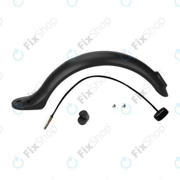 Tylny błotnik ze światłem i złączem do Xiaomi Mi Electric Scooter 1S, 2m365, Pro, Black