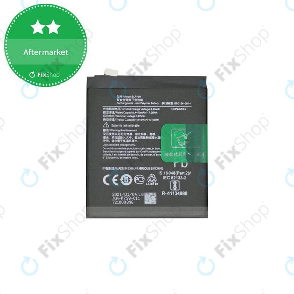 Bateria do OnePlus 8 Pro, BLP759, 4510mAh