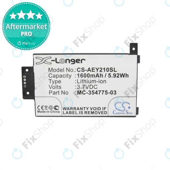 Bateria do Amazon Kindle Paperwhite 2 2014, Touch 2014, MC-354775-03, 1600mAh, HQ