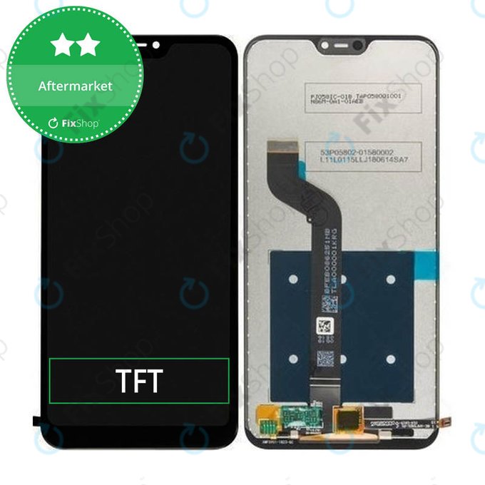 Wyświetlacz do Xiaomi Mi A2 Lite (Redmi 6 Pro), Ekran dotykowy bez ramki, TFT
