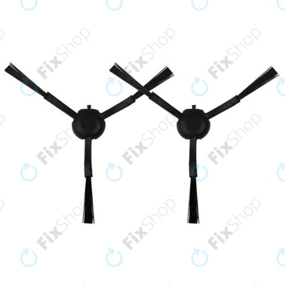 Szczotka boczna do Xiaomi Dreame L20 Ultra, X20 Pro, X20 Pro Plus, 2 szt., Czarny, Black