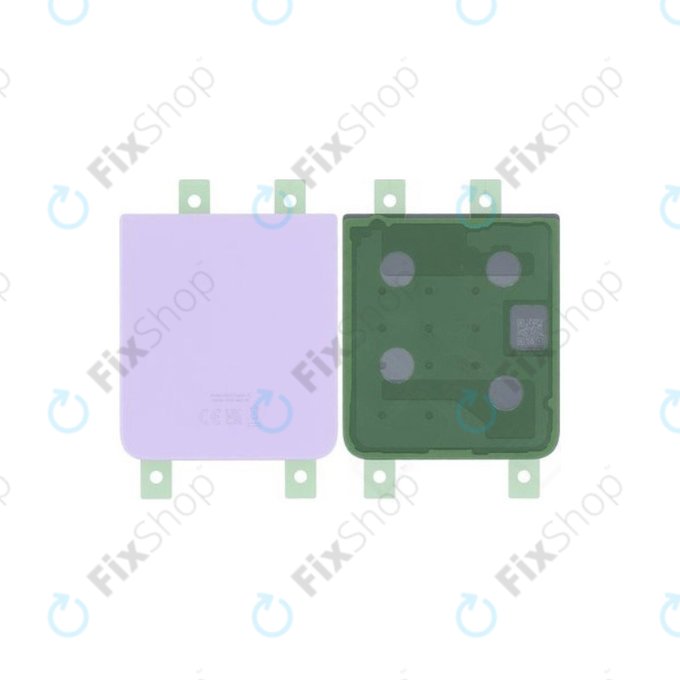 Tylna pokrywa baterii B/G do Samsung Z Flip 4 F721B, GH82-29654B, GH82-29298B, Bora Purple, Genuine Service Pack