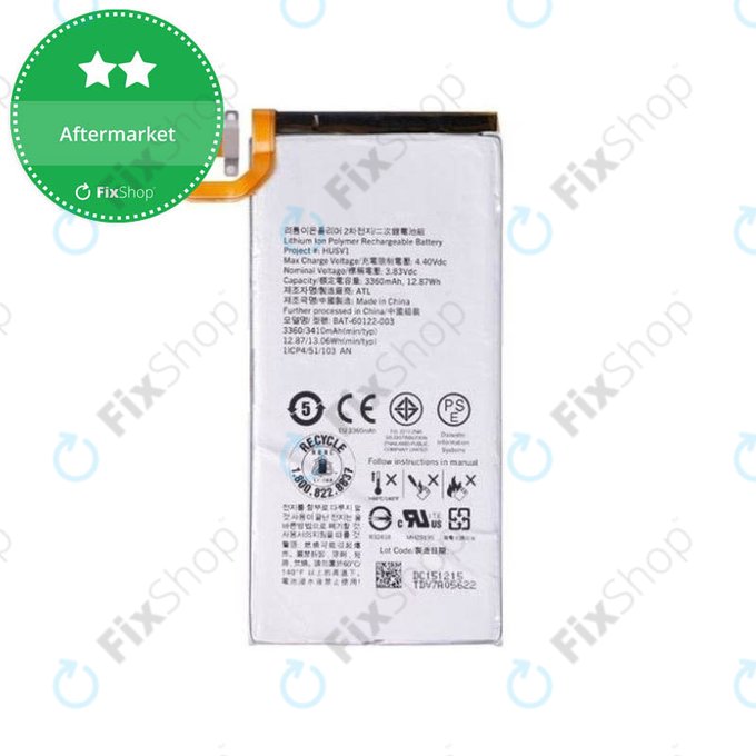 Bateria do Blackberry Priv, BAT-60122-003, 3410mAh