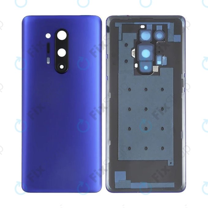 Tylna pokrywa baterii z obiektywem tylnej kamery do OnePlus 8 Pro, Ultramarine Blue