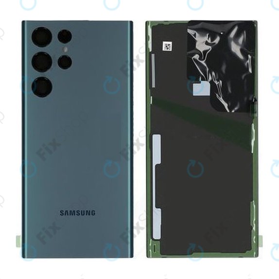 Tylna pokrywa baterii do Samsung S22 Ultra S908B, GH82-27457D, Zielony, Green, Genuine Service Pack