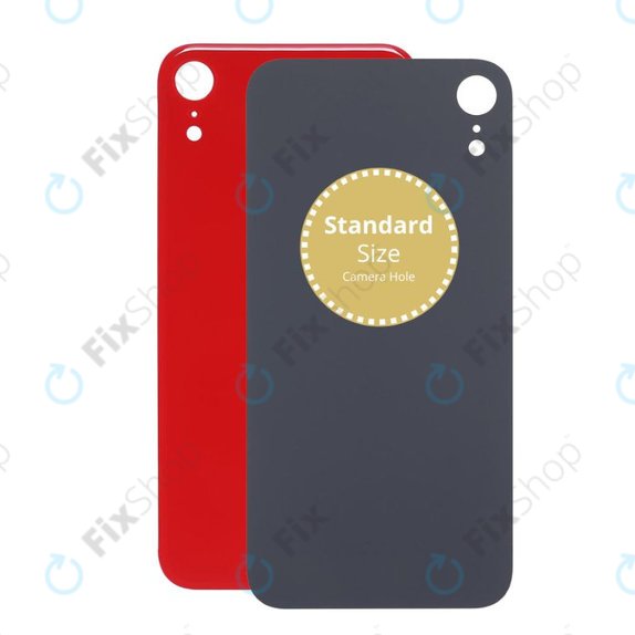 Tylne szklo pokrywy do iPhone XR, Czerwony, Red