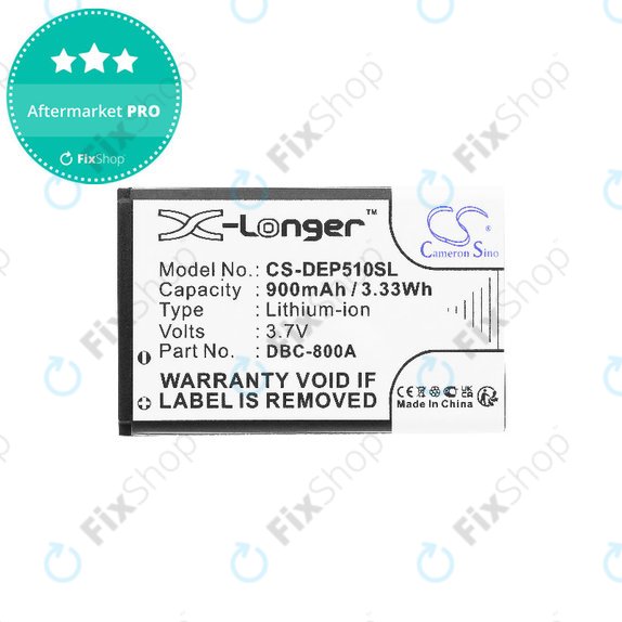 Bateria do Doro 1360, 900mAh, Li-ion, 3.7V, DBC-800A, HQ