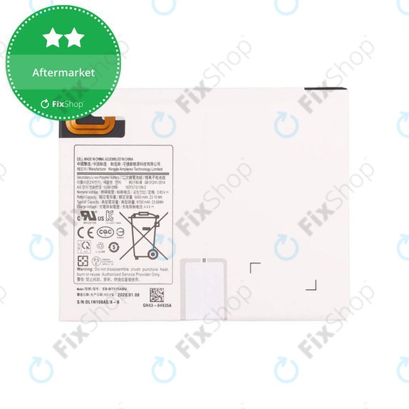 Bateria do Samsung Tab A 10.1" 2019, EB-BT515ABU, 6150mAh