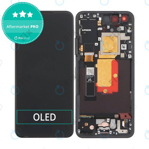 Wyświetlacz OLED do Asus Zenfone 9 AI2202, Ekran dotykowy z ramką, Midnight Black