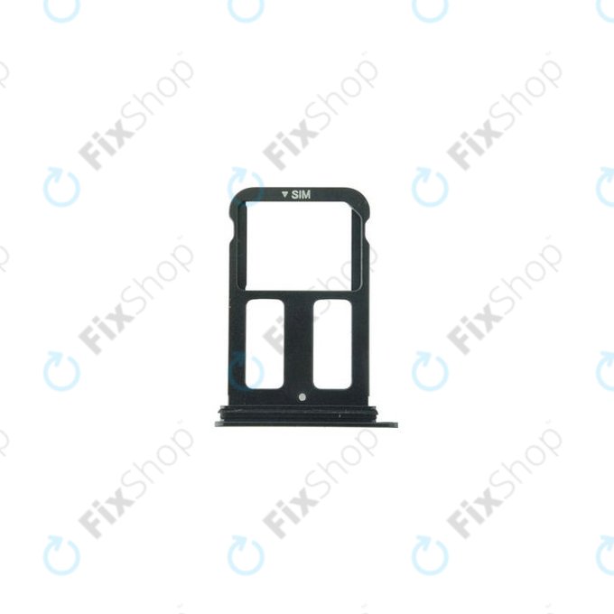 Tacka SIM Single do Huawei P20, 51661JAY, Czarny, Black, Genuine Service Pack
