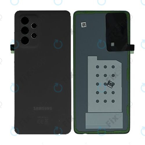 Tylna pokrywa baterii do Samsung A52 A525F, A526B, GH82-25427A, Awesome Black, Genuine Service Pack