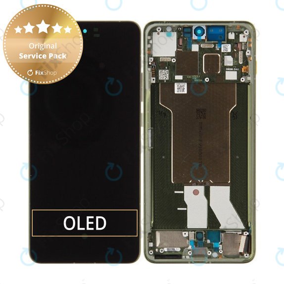Wyświetlacz dla Motorola Edge 70, Ekran dotykowy z ramką, Bronze Green, 5D68C31543, Genuine Service Pack