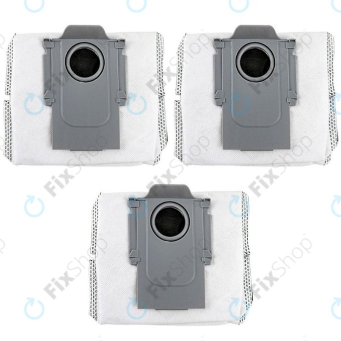 Worek na kurz, 3 szt., Węgiel aktywny do Xiaomi Roborock Q-series