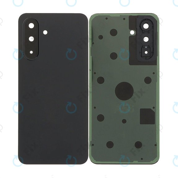 Tylna pokrywa baterii z kompletnym montażem do Samsung A26 A266E, Czarny, Black