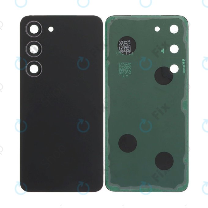 Tylna pokrywa baterii z kompletnym montażem do Samsung S23 S911B, Phantom Black