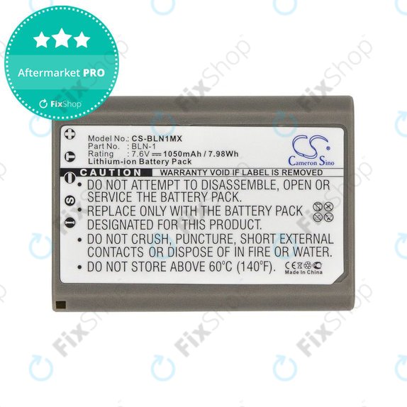 Bateria do Olympus E-M5, 1050mAh, Li-Ion, 7.6V, BLN-1, HQ