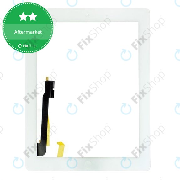 Ekran dotykowy z przyciskiem Home dla iPad 3, iPad 4, White
