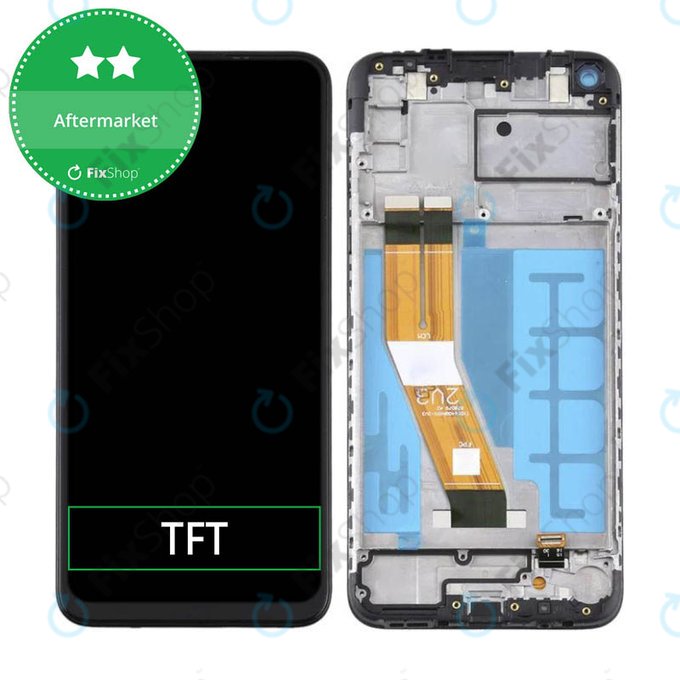 Wyświetlacz do Samsung A11 A115F, Ekran dotykowy z ramką, TFT